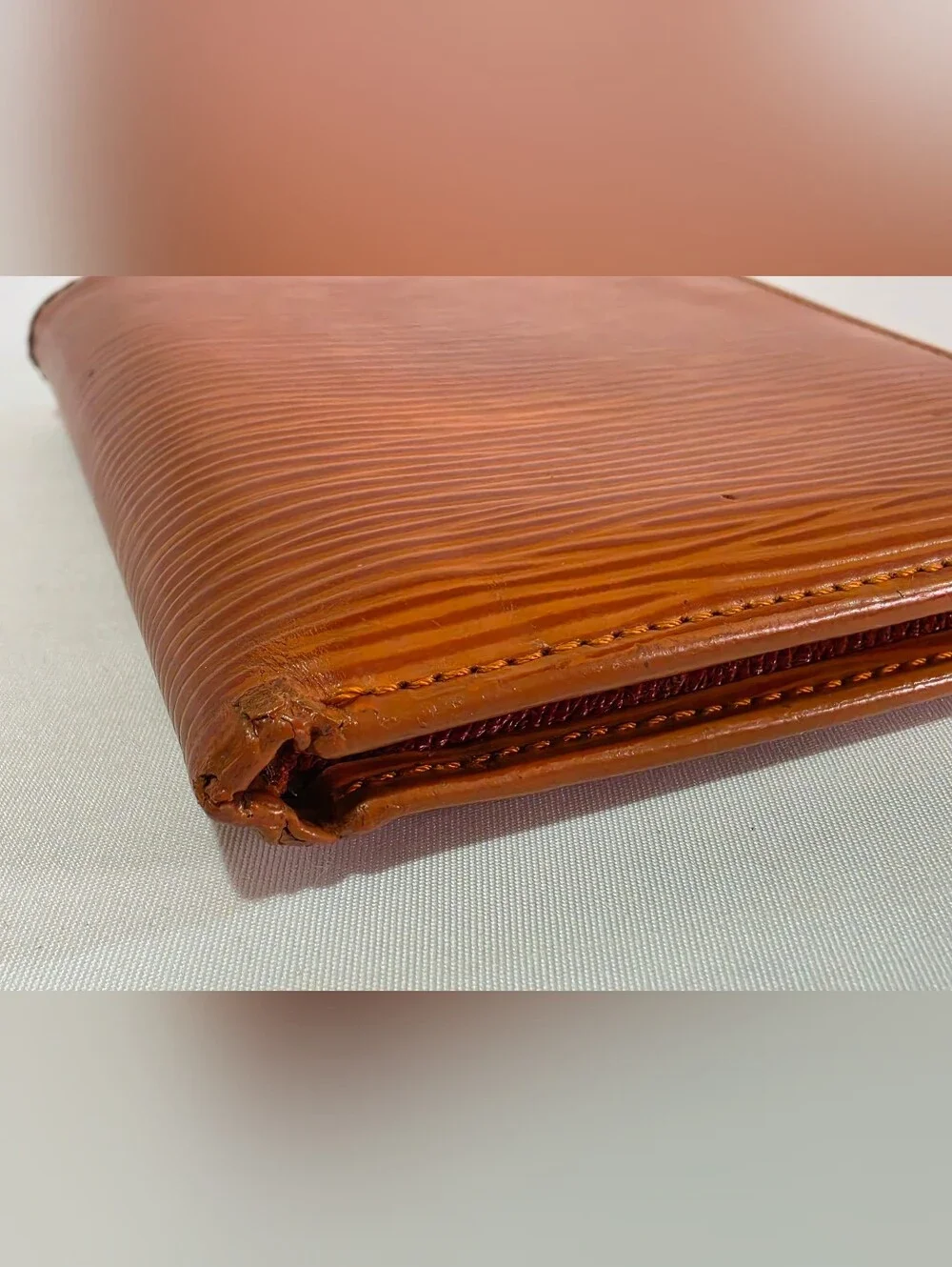 Louis Vuitton Vintage Epi Leather Portefeuille Marco Bifold Wallet Brown Y2K